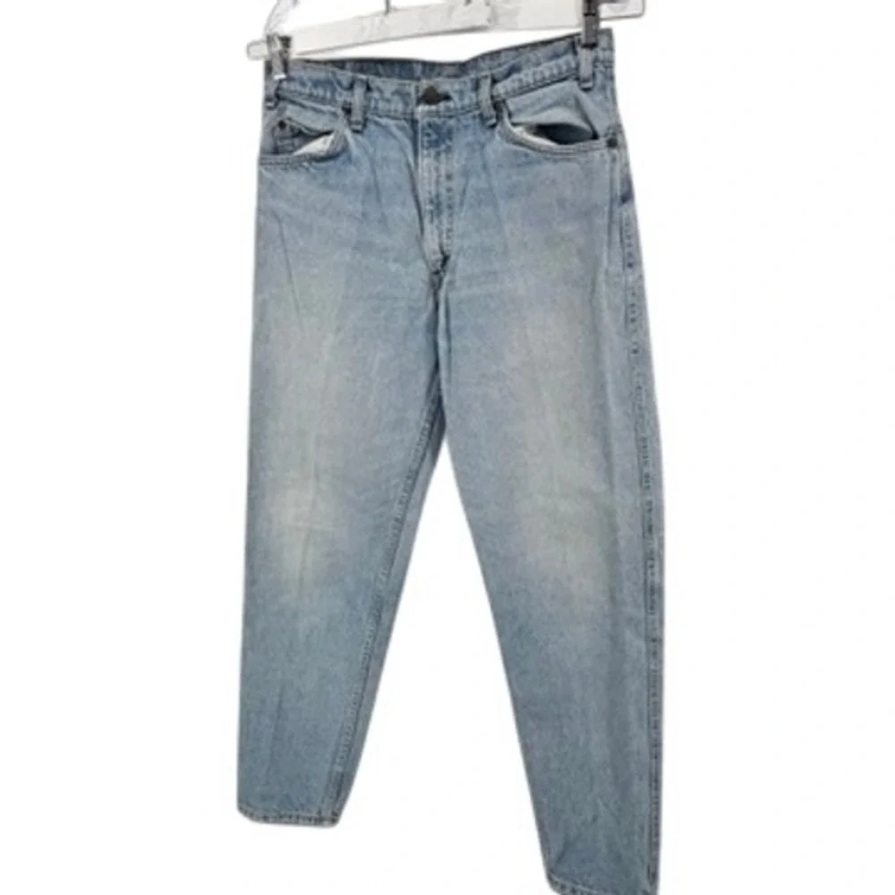 Levi's 550 Relaxed Fit Tapered Leg‎ Mens 34x32 Light Wash Vintage Orange Tab USA